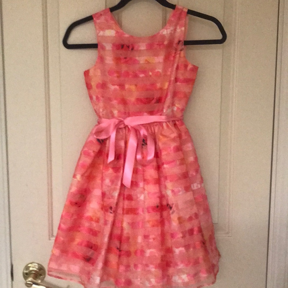 Lavender Girls Size 10 Floral Dress
